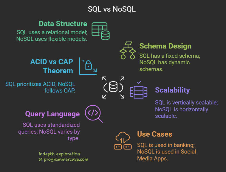 What is the difference between SQL and NoSQL Databases