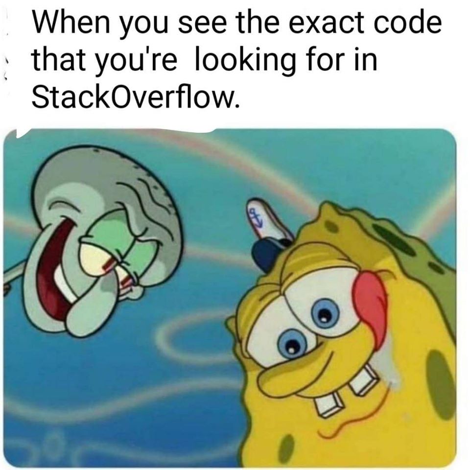 Memes on copy pasting code from Stackoverflow